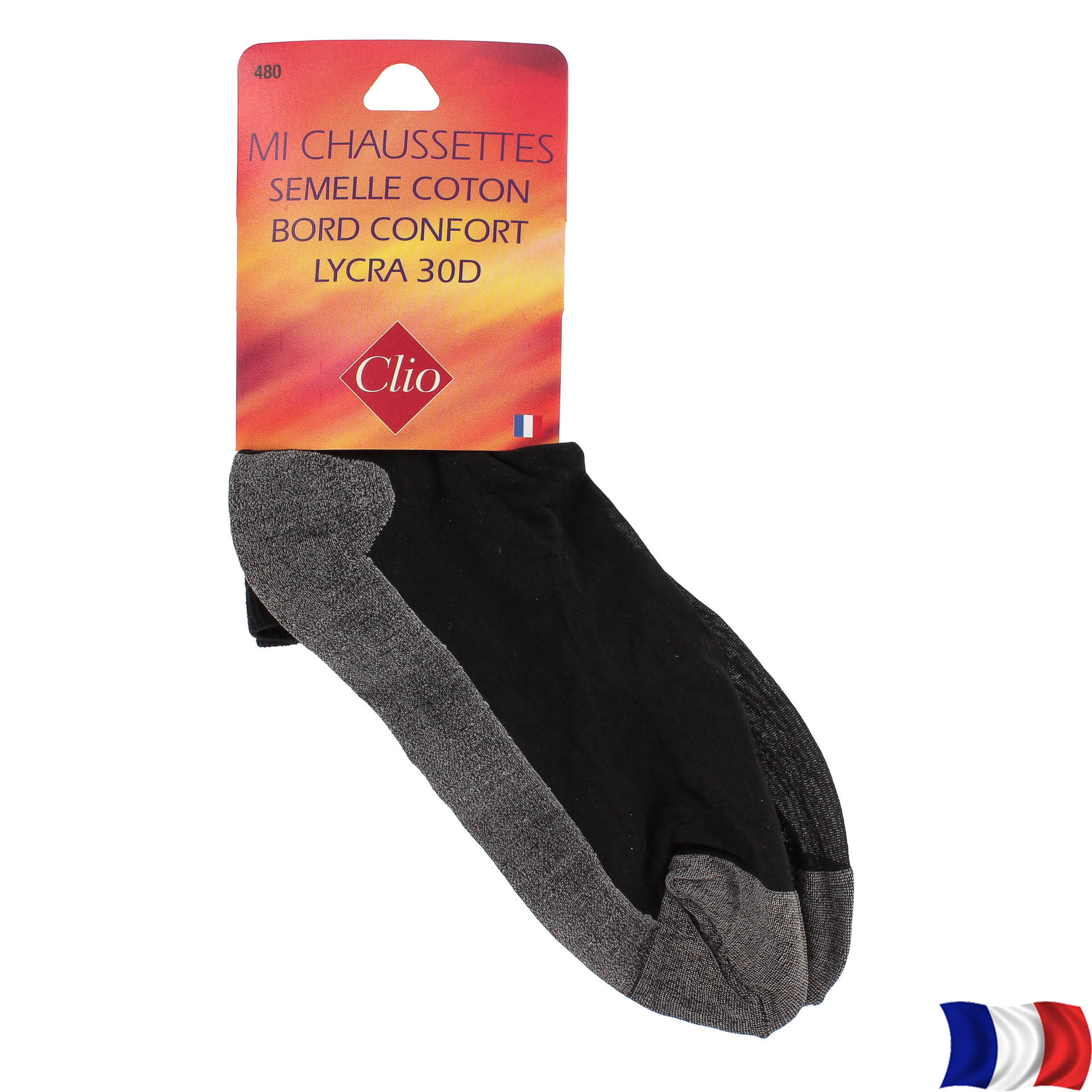 chaussette avec semelle antiderapante